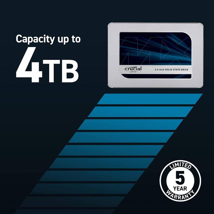 PRESALE Crucial MX500 2TB 3D NAND SATA III 2.5 Internal SSD CT2000MX500SSD1