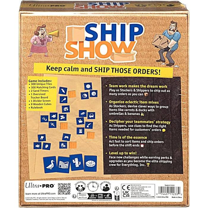 Ship Show! Cooperative Board Game Ultra Pro Corporate Party Game NEW