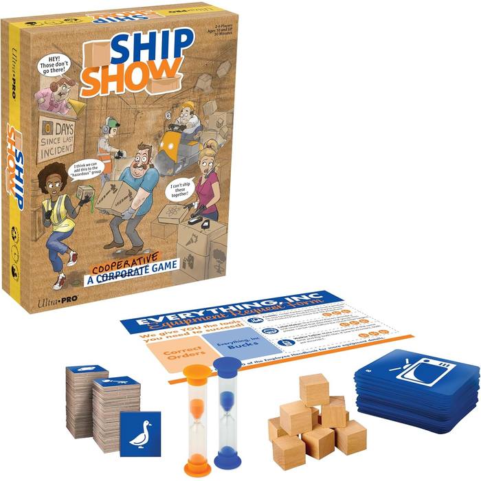 Ship Show! Cooperative Board Game Ultra Pro Corporate Party Game NEW
