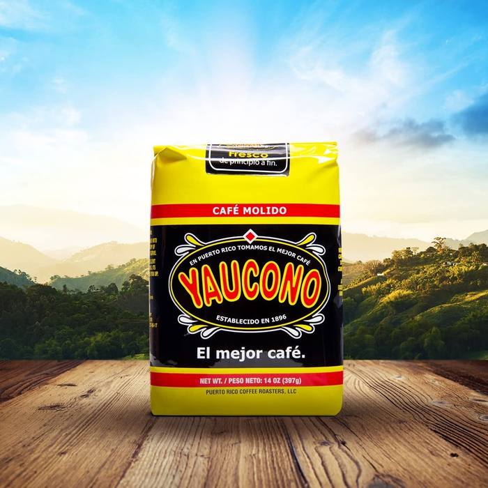 Yaucono Ground Coffee Puerto Rico Cafe Molido 14oz Bags Pack of 2 New