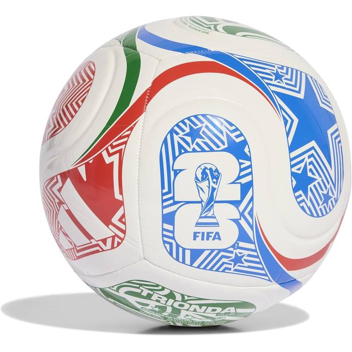 Adidas FIFA World Cup 26 Trionda Soccer Ball White Red Blue Green New