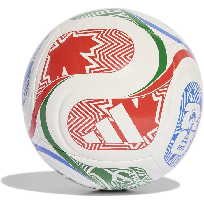 Adidas FIFA World Cup 26 Trionda Soccer Ball White Red Blue Green New