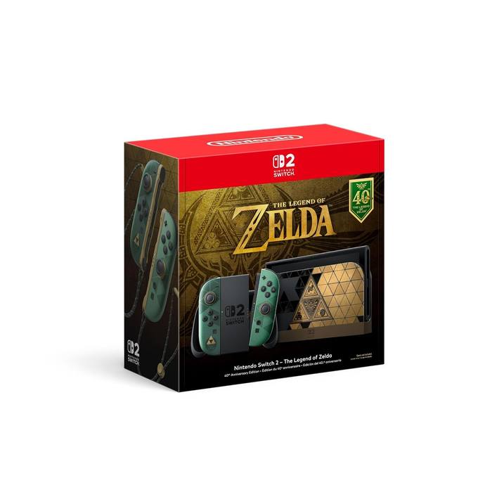 PRESALE Nintendo Switch 2 Legend of Zelda 40th Anniversary Edition Bundle New