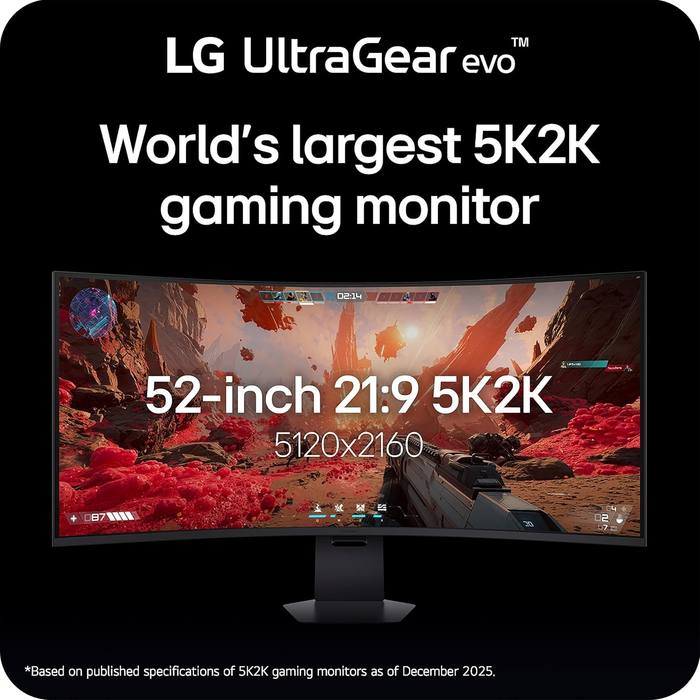 PRESALE LG UltraGear evo 52G930B-B 52 5K2K Curved Gaming Monitor 240Hz New