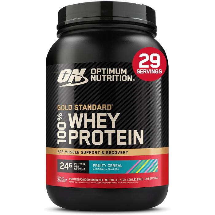 Optimum Nutrition Gold Standard 100% Whey Protein Fruity Cereal 2LB 29 Serv
