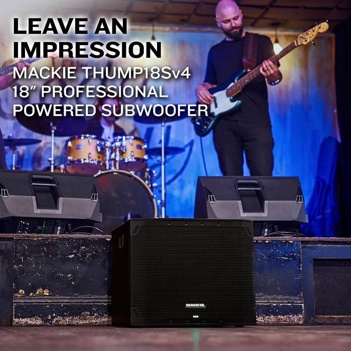 PRESALE Mackie Thump18Sv4 18 Powered Subwoofer 1400W DSP PA Speaker