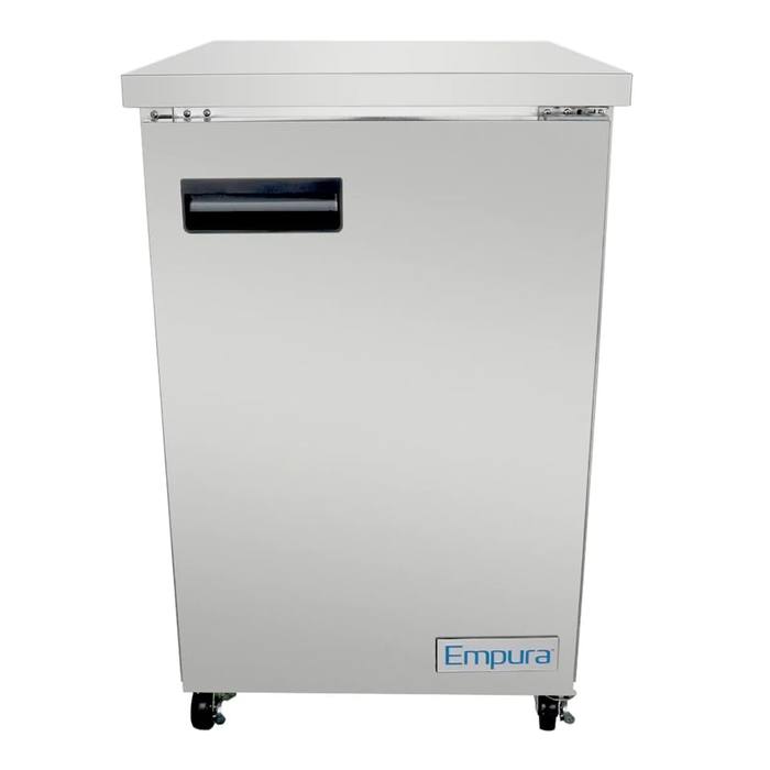 Empura E-KBB24-1-29-S 24" Back Bar Cooler Solid Door Stainless Steel