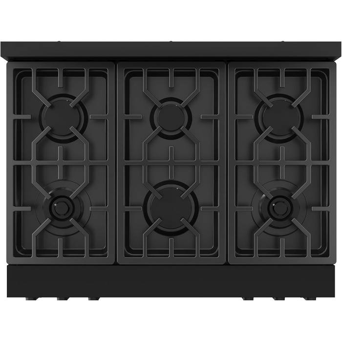 Gordon Ramsay by Thor Kitchen 36" Pro Gas Range Black Tilt Panel New