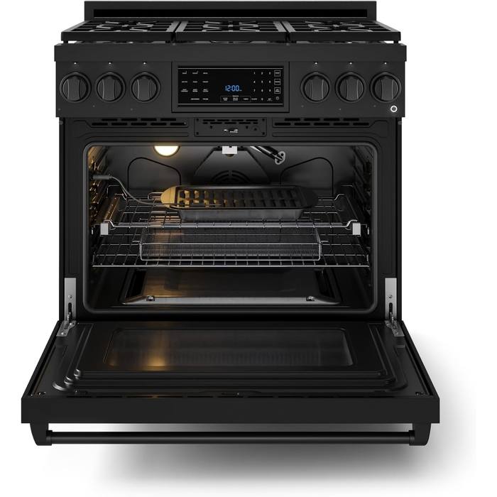 Gordon Ramsay by Thor Kitchen 36" Pro Gas Range Black Tilt Panel New